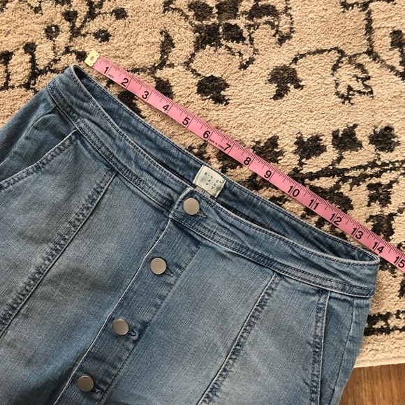 A NEW DAY denim jean skirt 12 - Picture 6 of 8